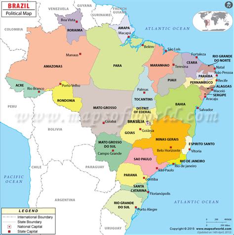 Political subdivisions of Brazil .